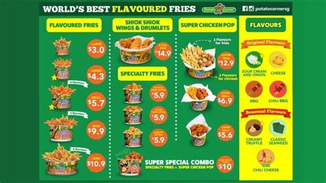 potato corner size comparison|Potato Corner Menu Prices .